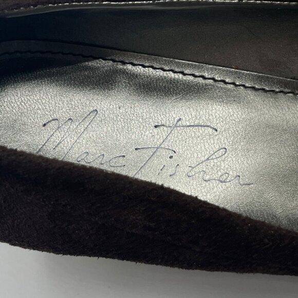 Marc Fisher Atlas 2 Wedge Loafer Slip On Brown Size 6 Chocolate - Picture 12 of 12